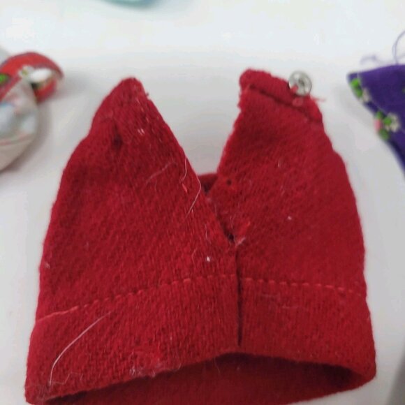 Vintage Lot Of Barbie Doll Mixed Doll Clothes Robe Dress Top Shorts Skirt FAIR - Picture 6 of 11